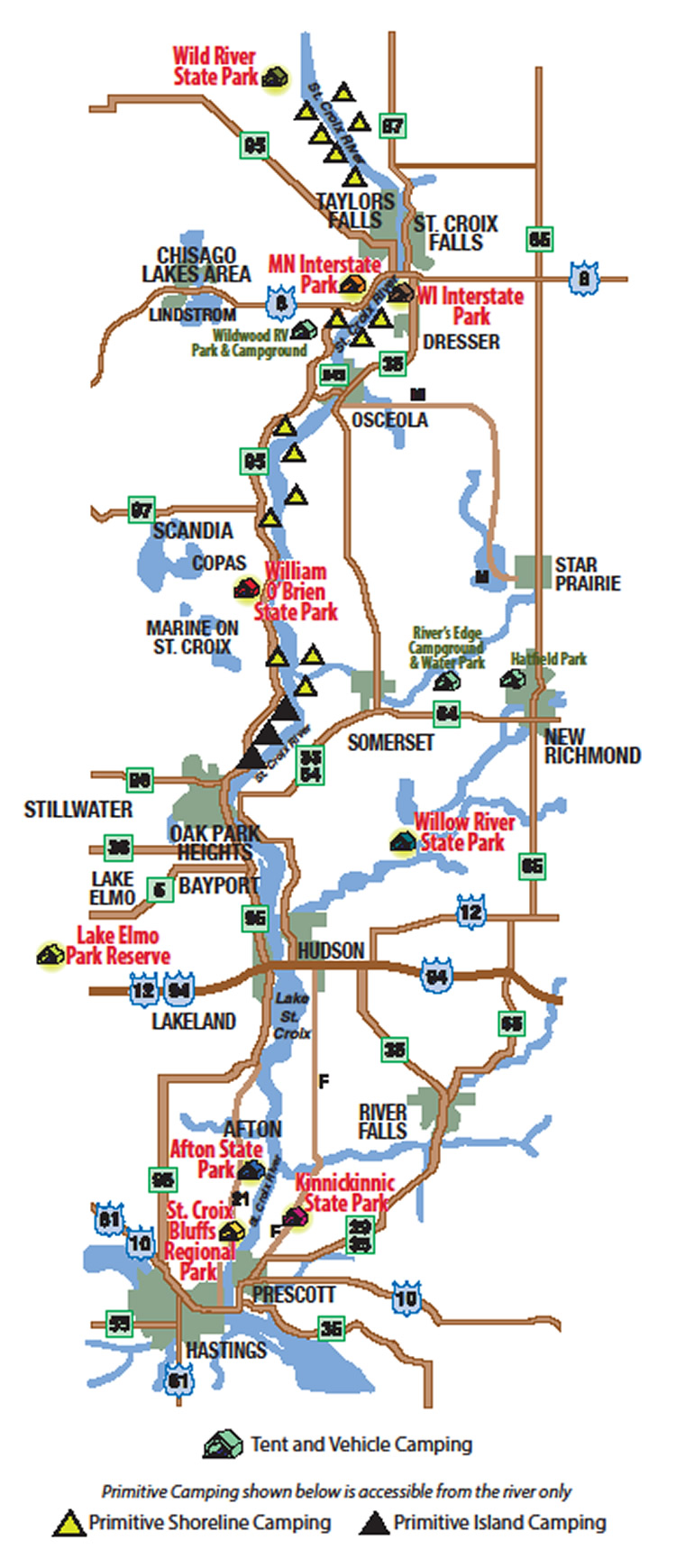 St Croix State Park Campground Map - Maping Resources