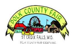 St. Croix Falls, WI  – Polk County Fair  – July 25 – 28, 2019