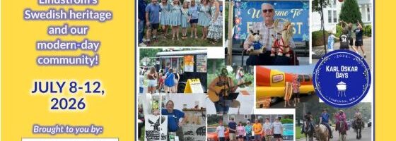 Lindstrom, MN – Karl Oskar Days – July 8-12, 2026